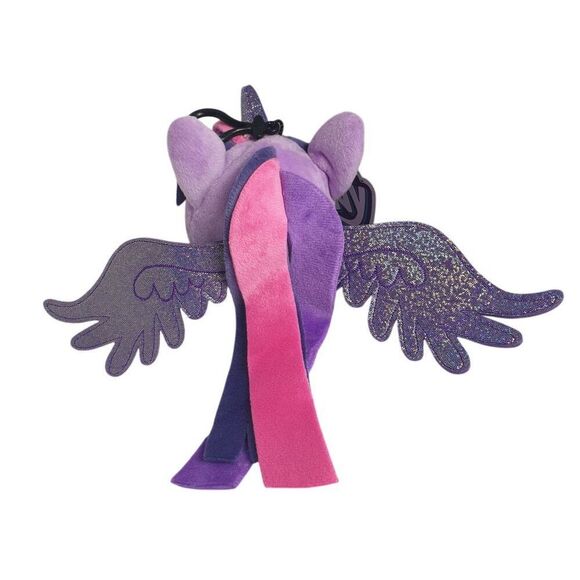 My Little Pony Twilight Sparkle Plush 7" Backpack Purse Clip On Wings Horn NEW - Picture 2 of 10